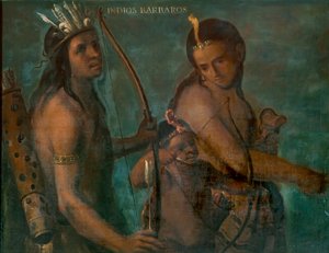 Índios bárbaros, c.1715